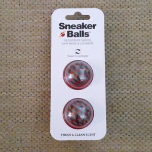 Sneaker Ball "Deodorize Gym Bags, Shoes, Lockers" (Fresh Clean Scent) 2pk ~ NEW!
